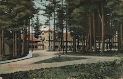 Pine Grove Springs Hotel, Spafford Lake Postcard
