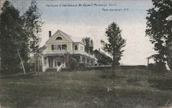 The Home of the Edward McDowell Memorial Assn Postcard