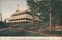 Ucanoonuc Hotel, Summit Uncanoonuc Mt. Goffstown, NH Postcard Postcard Postcard