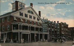 Cheshire House on Main Street Postcard