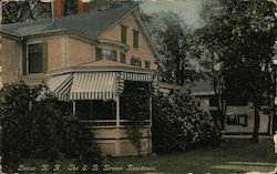 The E. R. Brown Residence Postcard