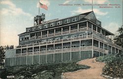 Uncanoonuc Hotel, Summit Uncanoonuc Mountain Postcard
