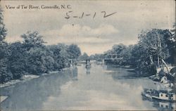 View of Tar River Postcard