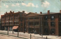 Hotel Hamilton, Front Street Bristol, VA Postcard Postcard Postcard