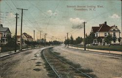Summit Avenue Looking West Postcard