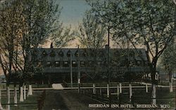 Sheridan Inn Hotel Wyoming Postcard Postcard Postcard