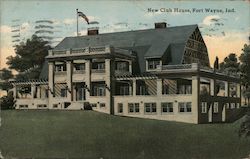 New Club House Fort Wayne, IN Postcard Postcard Postcard