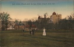 Golf Links, French Lick Springs Hotel Postcard