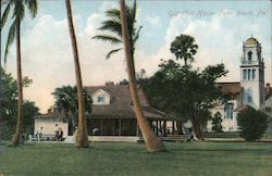 Golf Club House Postcard