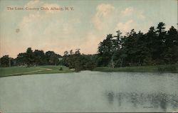 The Lake, Country Club Albany, NY Postcard Postcard Postcard