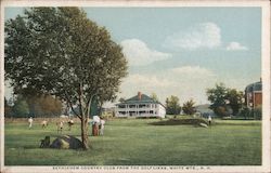 Bethlehem Country Club from the Golf Links New Hampshire Postcard Postcard Postcard