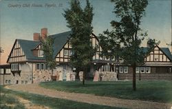 Country Club House Postcard