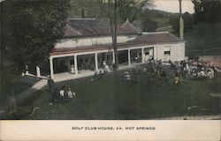 Golf Club Postcard