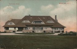 Golf Club House Watch Hill, RI Postcard Postcard Postcard