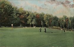 On the Golf Links Postcard