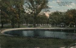 Punch Bowl, Golf Links, Rock Island Arsenal Postcard