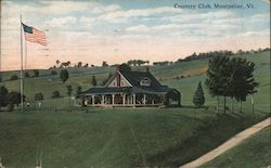 Country Club Postcard