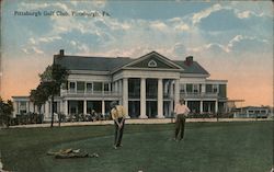 Pittsburgh Golf Club Pennsylvania Postcard Postcard Postcard
