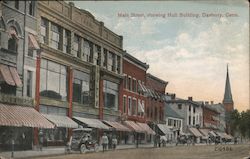 Main Street, Showing Hull Building Postcard