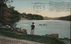 Trinity Lake New Canaan, CT Postcard Postcard Postcard