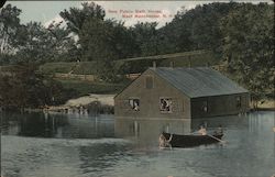 New Public Bath House Postcard