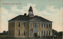 High School Axtell, NE Postcard Postcard Postcard
