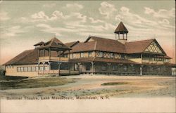 Summer Theatre, Lake Massabesic Postcard