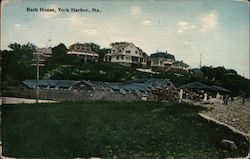 Bath House York Harbor, ME Postcard Postcard Postcard