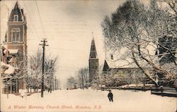 A Winter Morning, Church Street Postcard