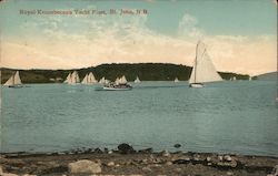 Royal Kennebacasis Yacht Fleet Postcard