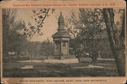 Young Monument, King Square Postcard