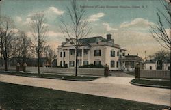 Residence of late Governor Higgins Olean, NY Postcard Postcard Postcard
