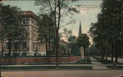 Corner of Delaware and North Streets Postcard