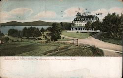 The Algonquin On Lower Scenic Lake Saranac Lake, NY Postcard Postcard Postcard