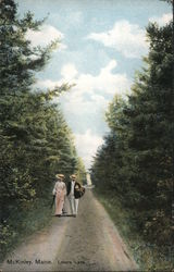 Lovers Lane Postcard