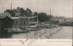 In Mystic Harbor Postcard