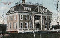 University of Maine, Chapter House Postcard