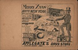 Applegate's Drug Store Postcard