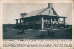 Opequon Golf Club Martinsburg, WV Postcard Postcard Postcard