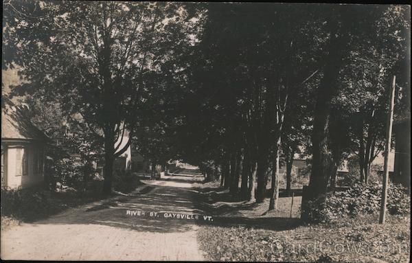 River St. Gaysville Vermont