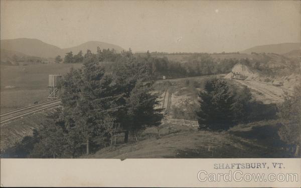Scenic View, Railroad Tracks Shaftsbury Vermont