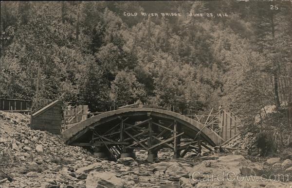 Cold River Bridge, June 22, 1914 Clarendon Vermont
