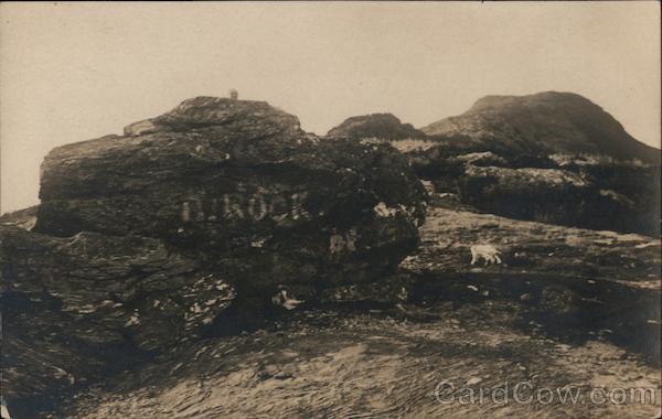 Hiding Behind Large Rock, Mount Mansfield Underhill Vermont