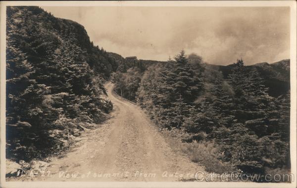 View of Mt. Mansfield Summit From Auto road Underhill Vermont