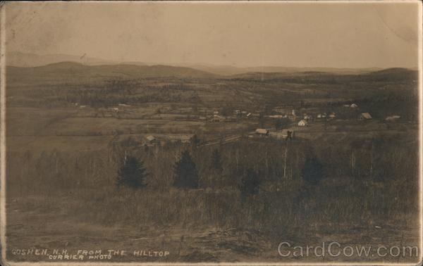 View of Town From the Hilltop Goshen New Hampshire