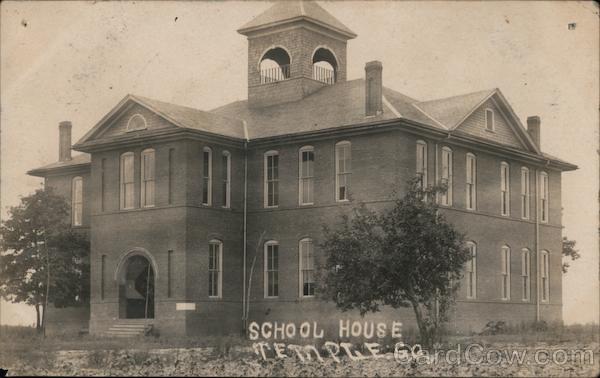 View of School House Temple Georgia