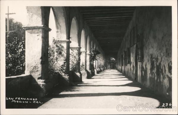 San Fernando Mission Portico Mission Hills California