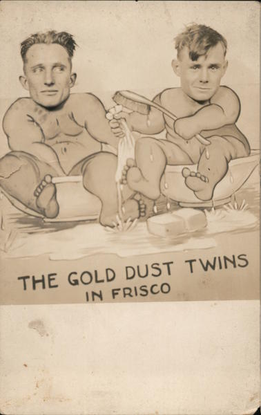 The Gold Dust Twins (Carnival Portrait) San Francisco California
