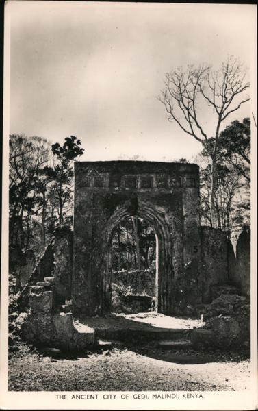 The Ancient City of Gedi Malindi Kenya Africa