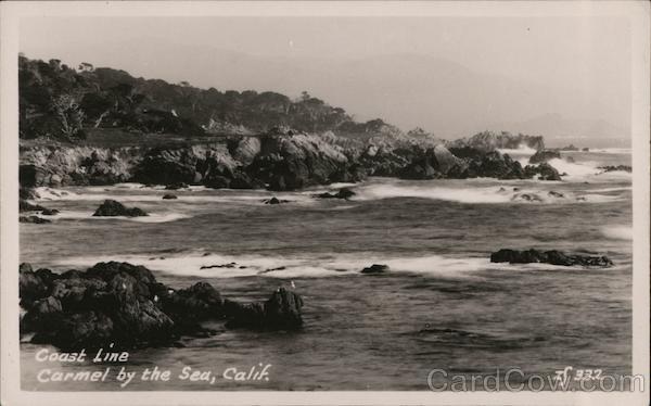 Coast Line Carmel-By-The-Sea California